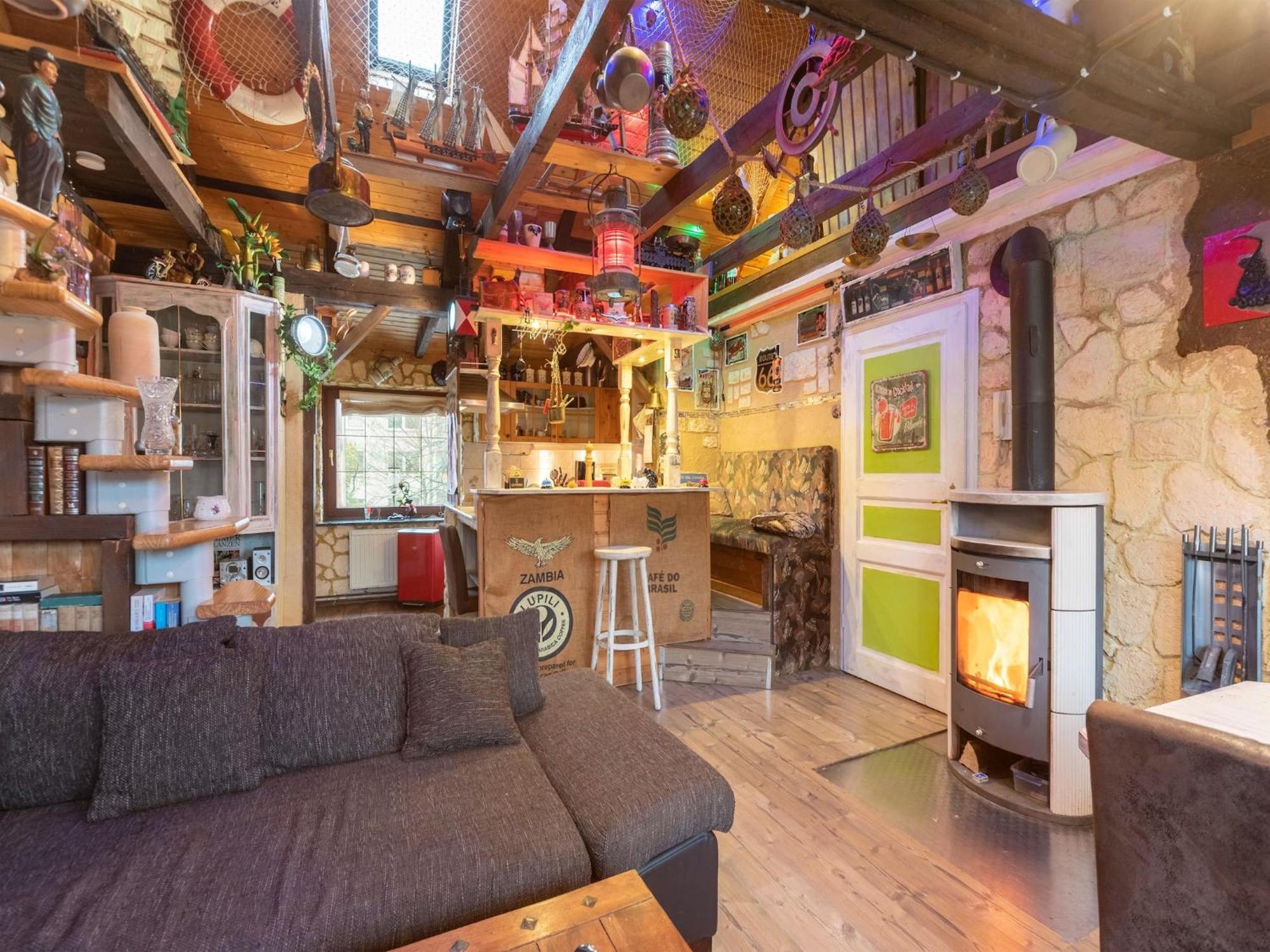 Comfortable Apartment In Wismar Mecklenburg With Fireplace 外观 照片